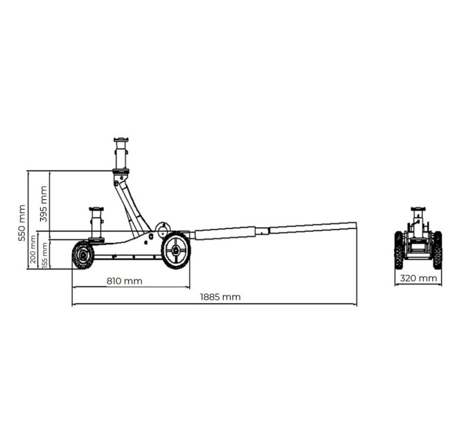 Домкрат для внедорожников Holzmann OWH3.0