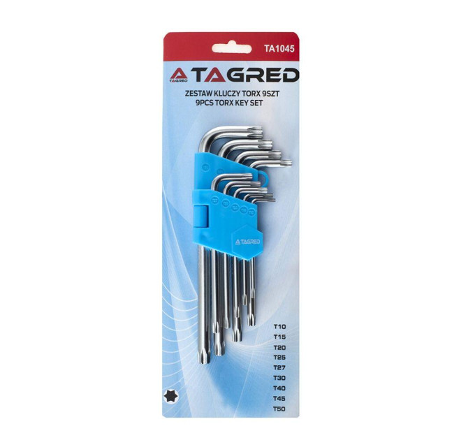 Шестигранные ключи тип TORX TAGRED TA1045