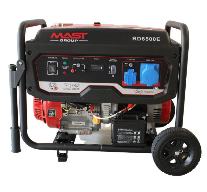 Бензиновый генератор MAST GROUP RD6500E