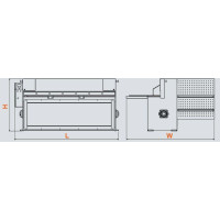 Электромеханические гильотинные ножницы LFSS LRGM 1350-3