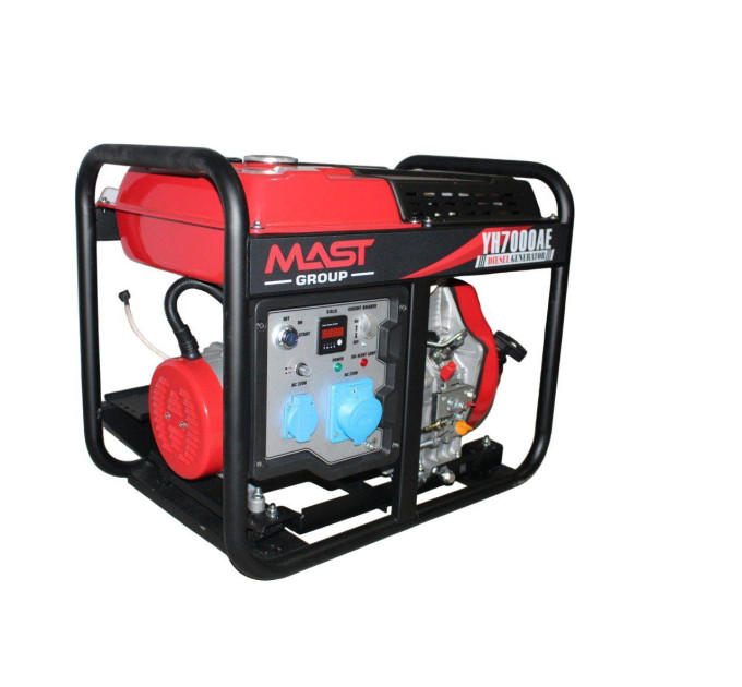 Дизельный генератор MAST GROUP YH7000AE + газовая плитка Orcamp CK-505 + электрический обогреватель Gardyer