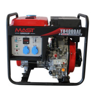 Дизельный генератор MAST GROUP YH4000AE + газовая плитка Orcamp CK-505 + 4 газовых картриджа 400 мл