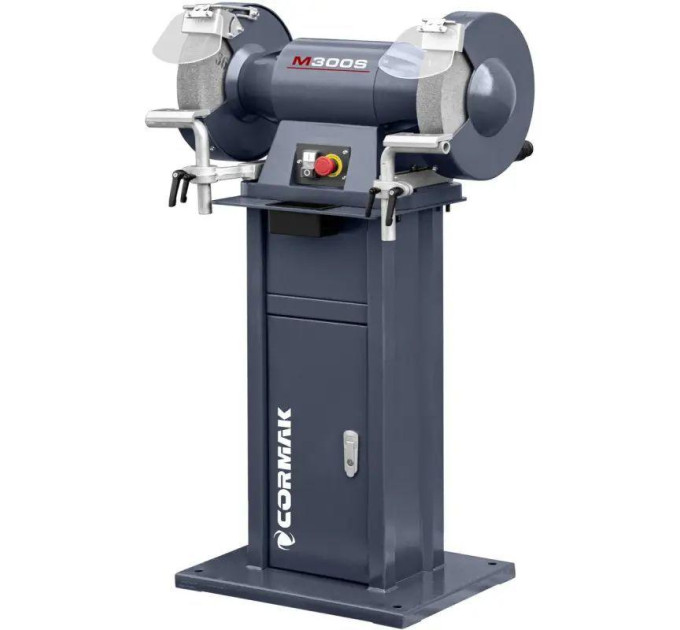 Двухдисковая шлифовальная машина CORMAK M300S с подставкой и вытяжкой MDC1500 400V