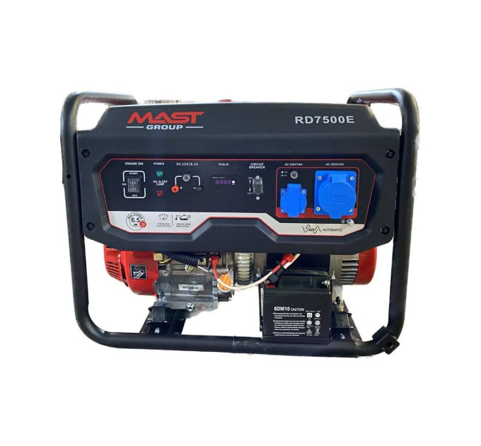 Бензиновый генератор MAST GROUP RD7500E