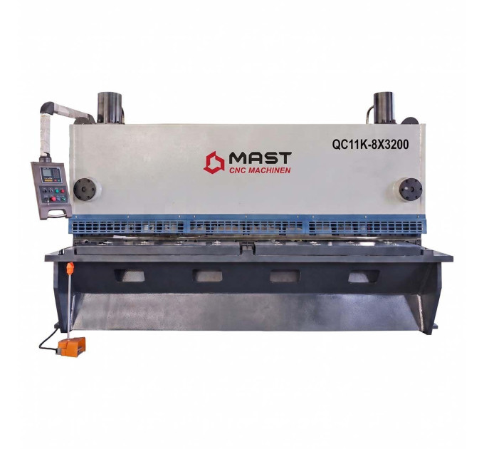 Гідравлічні гільйотинні ножиці MAST CNC MACHINEN QC11K-8X3200 з TP10S