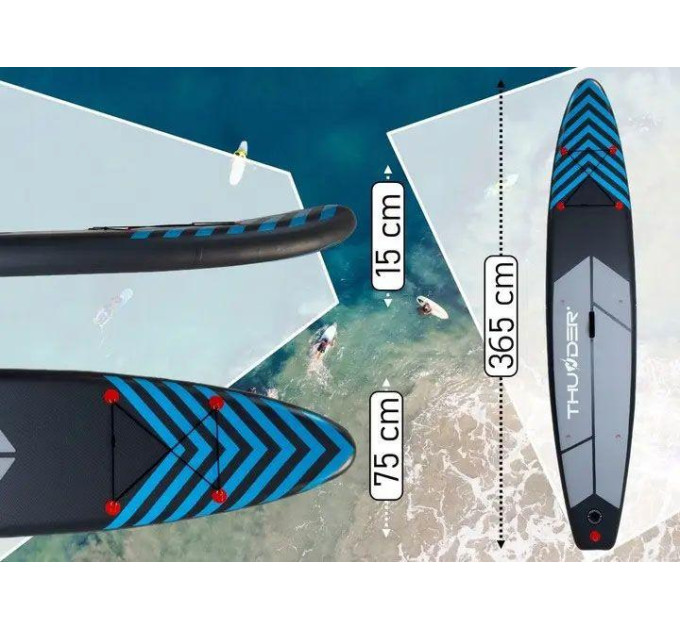 SUP-доска THUNDER STEEL BLUE 365