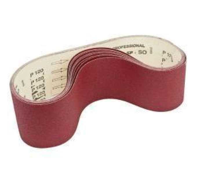 Комплект шлифовальных лент 1 шт. зерно 60, 3 шт. зерно 80, 3 шт. зерно 100, 3 шт. зерно 120 Holzmann SBM150SET