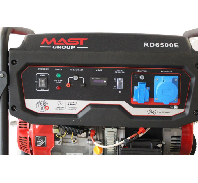 Бензиновый генератор MAST GROUP RD6500E