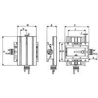 Поперечный стол 330х220 CORMAK KP203