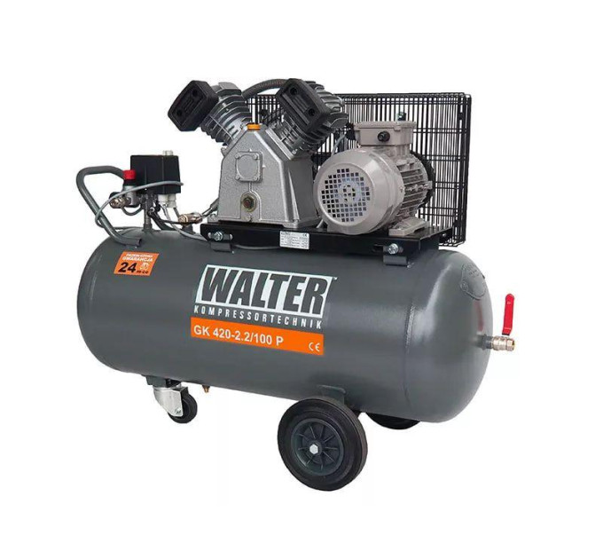 Компрессор поршневой WALTER GK 420-2,2/100 P