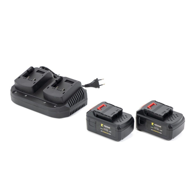 Газонокосилка аккумуляторная 2x20V 4garden AM3422S