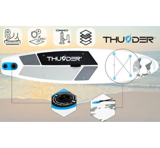 SUP-доска THUNDER PLANET-BLUE 320