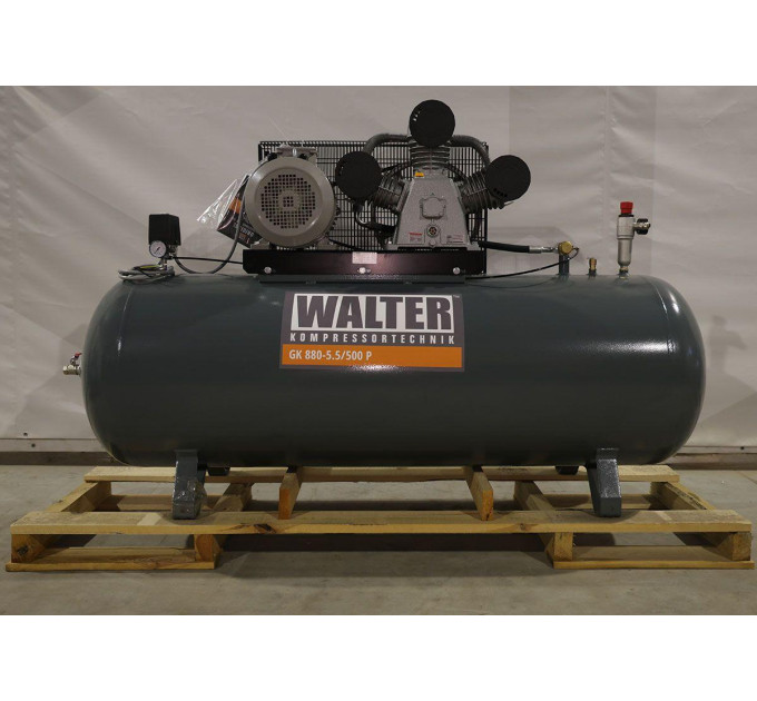 Компрессор поршневой WALTER GK 880-5,5/500 P
