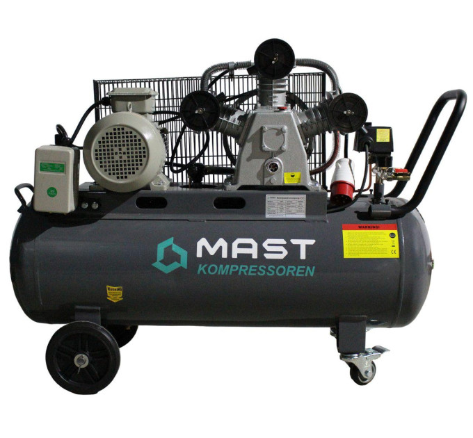 Поршневий компресор MAST TA65/100L 400V 12.5BAR