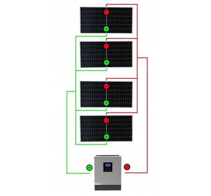 Солнечный фотоэлектрический инвертор OFF-GRID PGF OG-5500 MPPT 5.5KW + WiFi