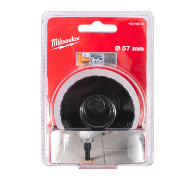Коронка алмазная Diamond Max MILWAUKEE M14, Ø57мм (сухое сверление)