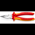 Пассатижи удлиненные (острогубцы) Ø13,0мм, 185мм VDE KNIPEX 08 26 185, хромированные