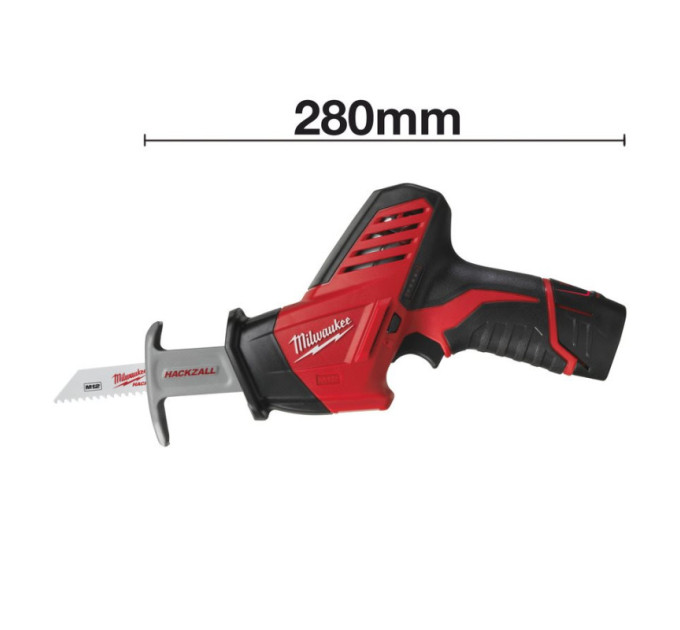 Пила сабельная аккумуляторная MILWAUKEE M12 C12 HZ-0 (каркас)