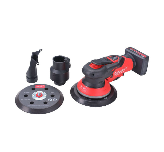 Шліфмашина ексцентрикова акумуляторна безщіткова MILWAUKEE M12 FROS2.5-502X Ø150мм (ЗУ+2ак.Х5Ач)
