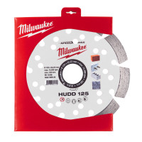 Диск алмазный Speedcross MILWAUKEE HUDD 125, Ø125мм (железобетон, гранит)