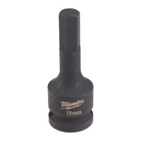 Головка ударная ShW 1/2'' MILWAUKEE с рабочей частью HEX12 Головка ударная ShW 1/2'' MILWAUKEE с рабочей частью HEX12