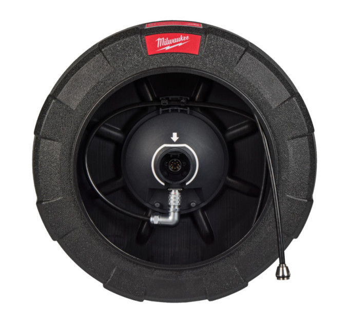 Барабан с высокоэластичным сменным толкающим тросом MILWAUKEE, SICO HFCD, 26м (для M12 SICO26)