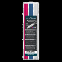 Стержни запасные BIG Dry Refills 6040 2В для PICA BIG Dry FOR ALL водостойкие, цветные, (12шт)