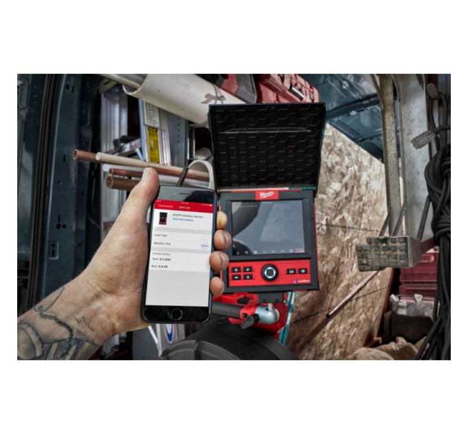 Акумуляторний монітор для каналізаційної інспекційної камери MILWAUKEE M18 SIM-0