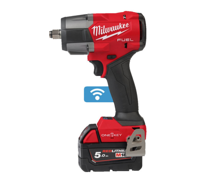 Гайковерт аккумуляторный бесщеточный TORQUE-SENSE™ MILWAUKEE 1/2" (67-338 Нм) M18 ONEFMTIW2FC12-0X