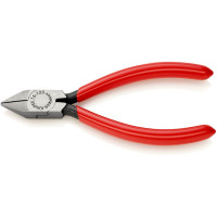 Кусачки боковые (бокорезы) для электроники, Ø1,7мм, 125мм KNIPEX 76 81 125, фосфатированные