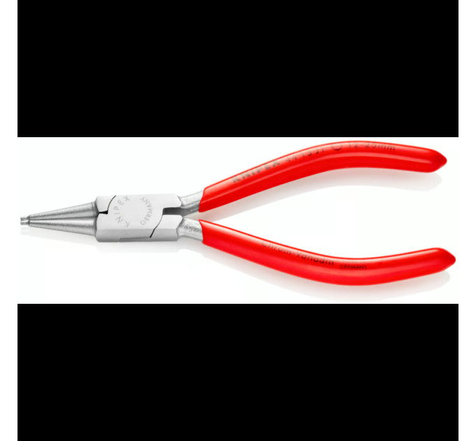 Щипцы для стопорных колец прямые Ø12-25мм, 140мм KNIPEX 44 13 J1, (Ø1,3мм) хромированные