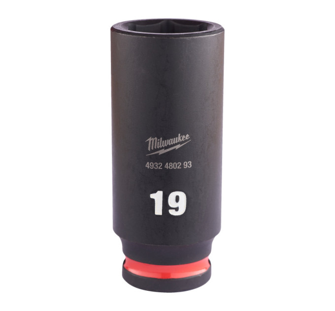Головка ударная ShW 3/8'' SKT MILWAUKEE, удлиненная, 19мм