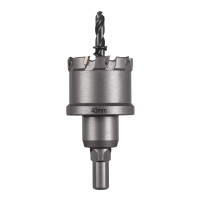 Цельная коронка Holesaw TCT MILWAUKEE для стали/нержавеющей стали, Ø40мм