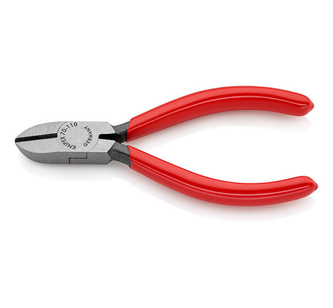 Кусачки боковые (бокорезы), Ø3,0мм, 110мм KNIPEX 70 01 110, фосфатированные