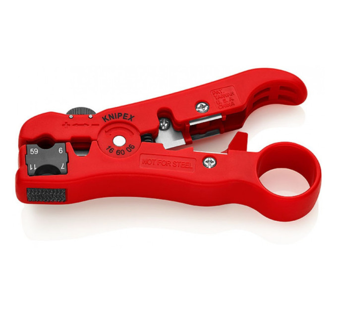 Стриппер для удаления изоляции с коаксиальных кабелей KNIPEX 16 60 06 SB