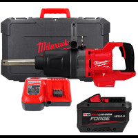 Гайковерт аккумуляторный бесщеточный MILWAUKEE 1'' (2711Нм) M18 ONEFHIWF1D-121C, (ЗУ+1ак.) FORGE™