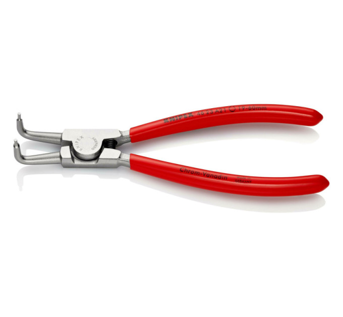 Щипцы для наружных стопорных колец загнутые 90°, Ø19-60мм KNIPEX 46 23 A21, Ø1,8мм
