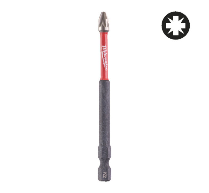 Бита SHOCKWAVE MILWAUKEE, PZ2, 90мм