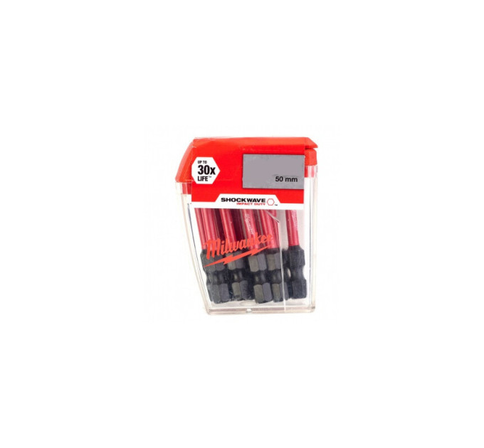 Бита SHOCKWAVE MILWAUKEE, PZ2, 50мм, (10шт)