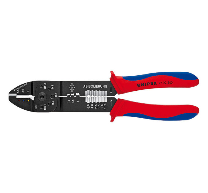 Кліщі універсальні для опресовки та зачистки KNIPEX 97 22 240