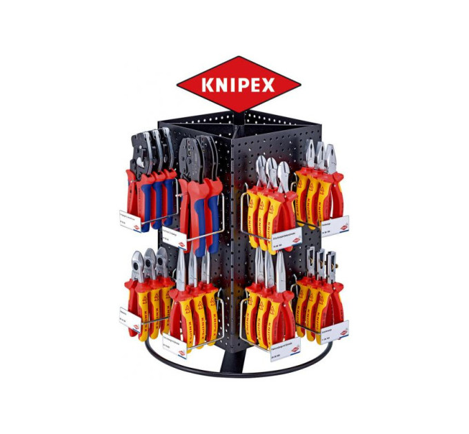 Стенд торговый вращающиеся пустой (с ромбом Knipex)