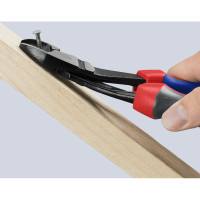 Кусачки боковые (бокорезы) особой мощности,12 °, Ø4,6мм, 250мм KNIPEX 74 22 250 T BK,фосфатированный