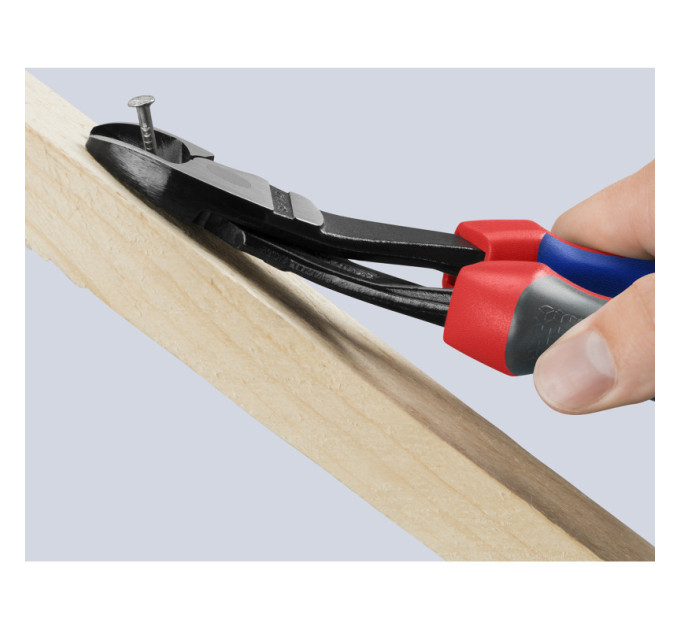 Кусачки боковые (бокорезы) особой мощности,12 °, Ø4,6мм, 250мм KNIPEX 74 22 250 T BK,фосфатированный