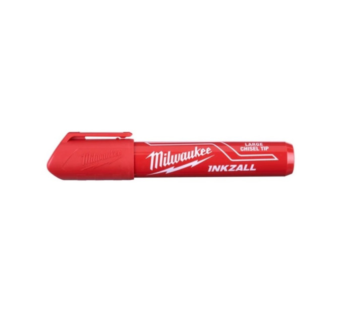 Маркер для будмайданчика INKZALL MILWAUKEE, великий (L) червоний (48223256)
