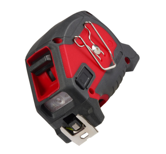 Рулетка магнітна MAGNETIC MILWAUKEE з LED підсвічуванням, 7,5м, (30мм)