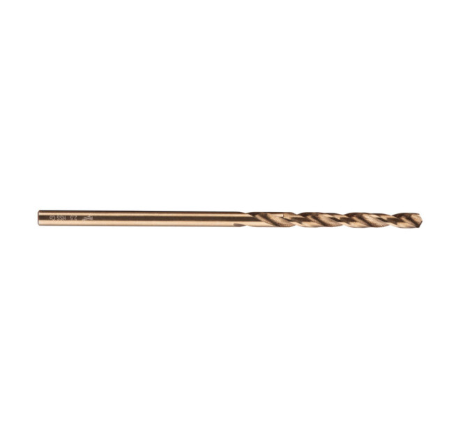 Сверло по металлу HSS-Co MILWAUKEE, DIN338, Ø2,5х57х30мм, (10шт)