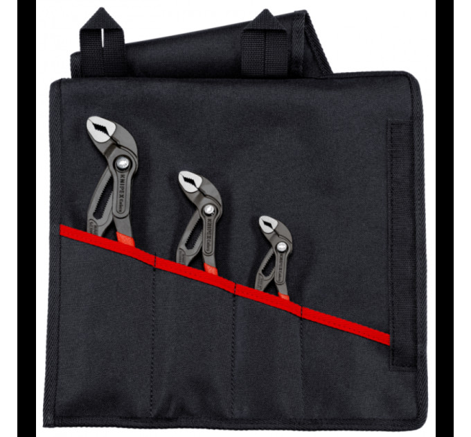 Набор клещей сантехнических переставных Cobra KNIPEX 00 19 55 S8, в сумке (125/180/250мм) (3шт)