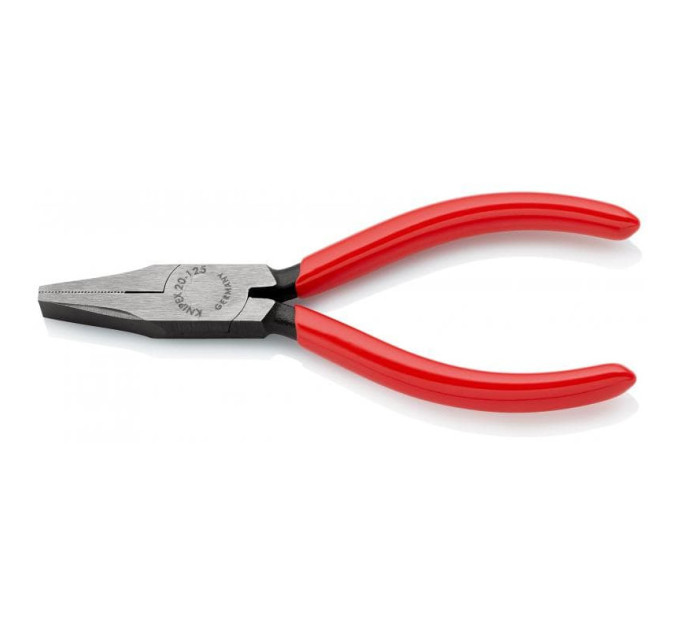 Плоскогубцы с гладкими губками, 125мм KNIPEX 20 01 125, фосфатированные
