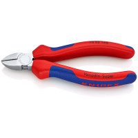 Кусачки боковые (бокорезы), Ø4,0мм, 140мм KNIPEX 70 05 140, хромированные