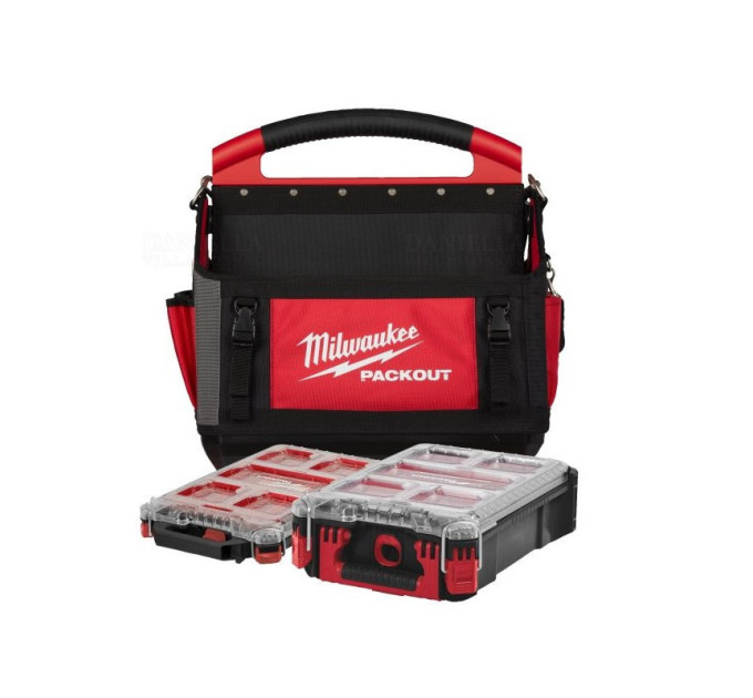 Набор из сумки для инструментов и 2 органайзеров PACKOUT MILWAUKEE,